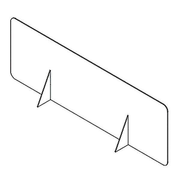 Plastic Dividers w/Round Corners, PK6