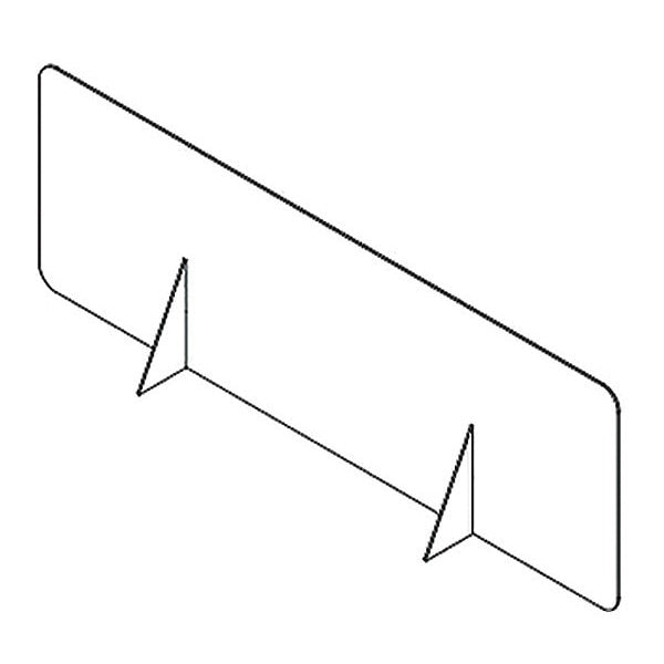 Plastic Dividers w/Round Corners, PK12