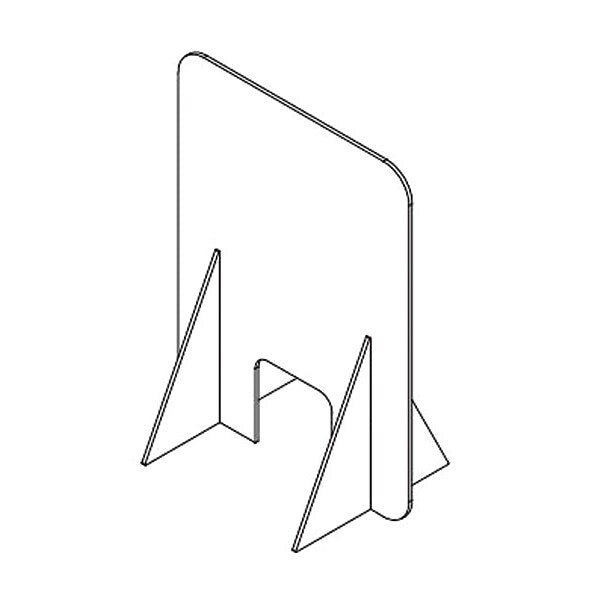Dividers w/Small Centered Opening, PK8
