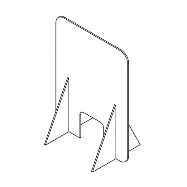 Self-Supported Clear Plastic Dividers