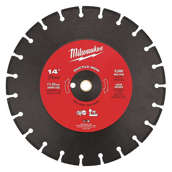 14 in. Segmented Ductile Iron Cutting Blade