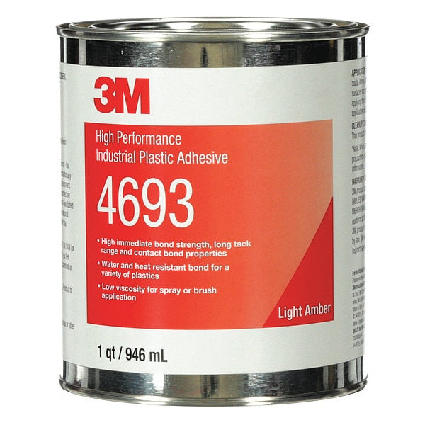 Contact Cement, 4693 Series, Amber, 1 qt, Can