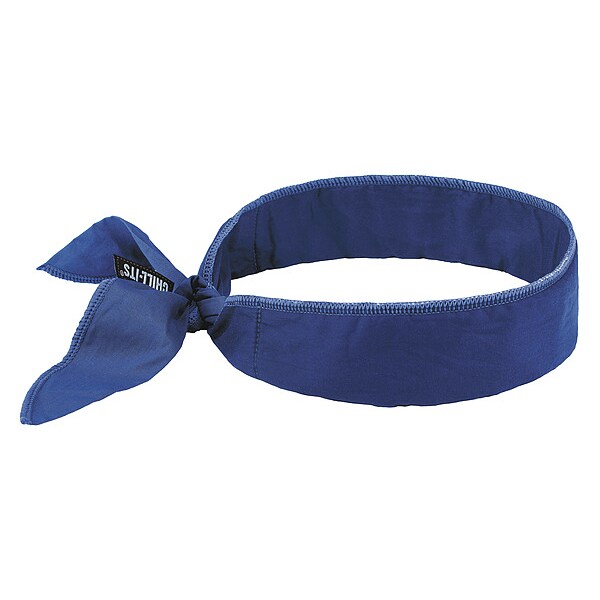 Evaporative Cooling Bandana, Solid Blue
