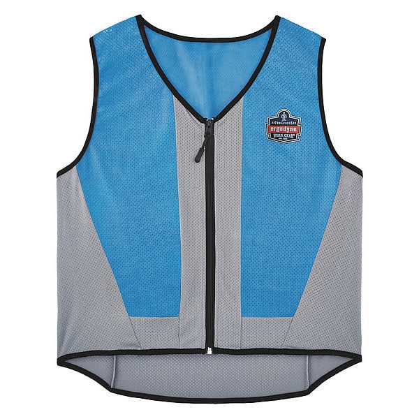 Cooling Vest, 4 hr. Time, M Size, Blue
