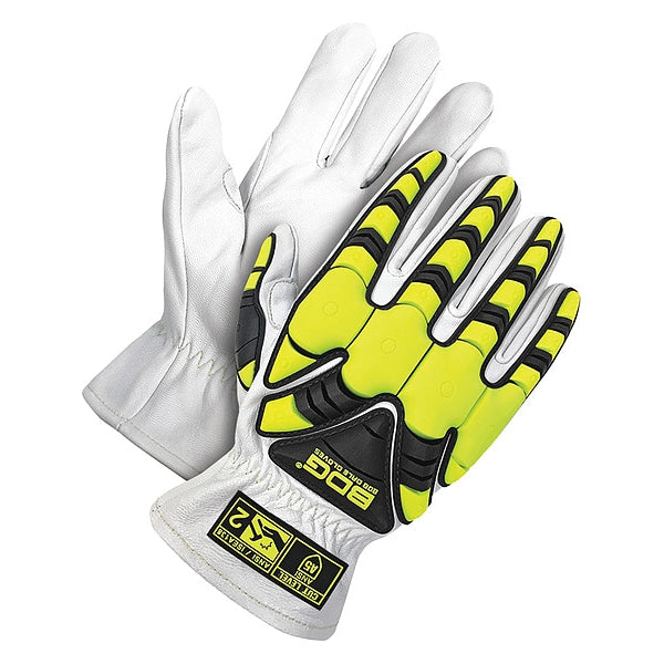 Goatskin Cut Resistant Driver w/ Backhand Protection, Shrink Wrapped, Size X3L