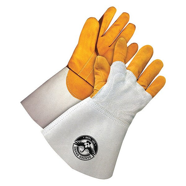 Welding Glove TIG Grain Deerskin Back Hand Patch Left Hand L, Size X2L