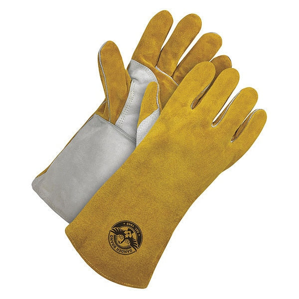 Welding Gloves, L, Gauntlet, 5.5