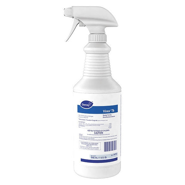 Disinfectant Cleaner, Trigger Spray Bottle, Lemon