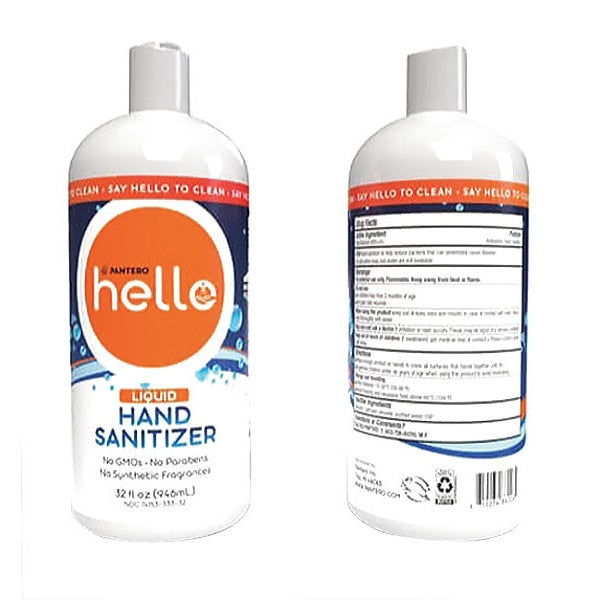 Hand Sanitizer, Liquid, 32 oz., PK16