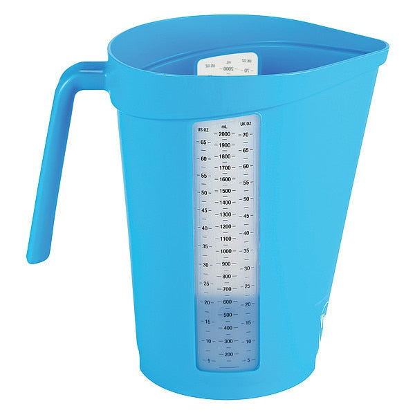 Measuring Cup, Blue, Plastic