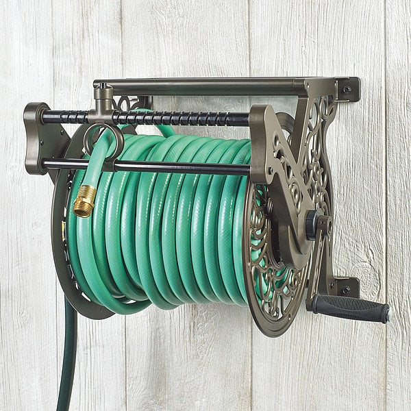 Garden Hose Reel, Wall Mount, 5 1/2 in