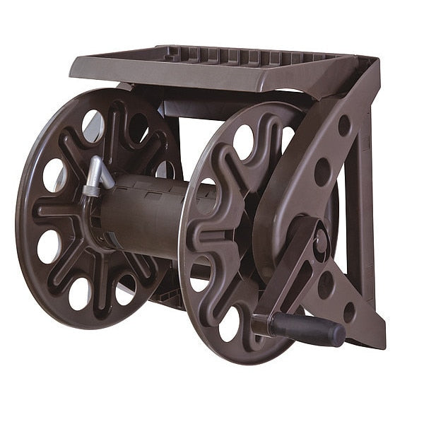 Garden Hose Reel, Wall Mount, 6 in, Resin