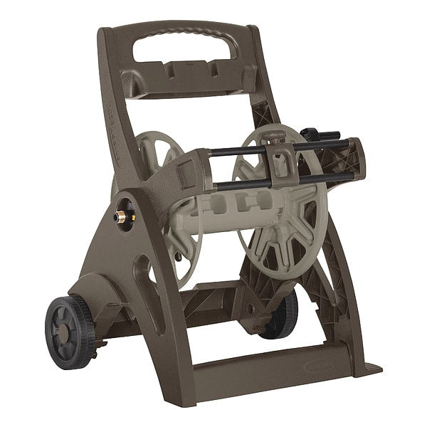 Garden Hose Reel, Cart, 15 in, Resin