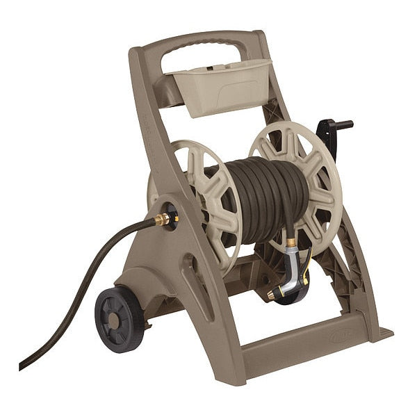 Garden Hose Reel, Free Standing, Resin
