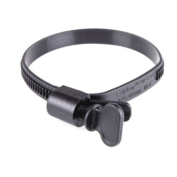 Plastic Hose Clamp, Wing Screw, PK10
