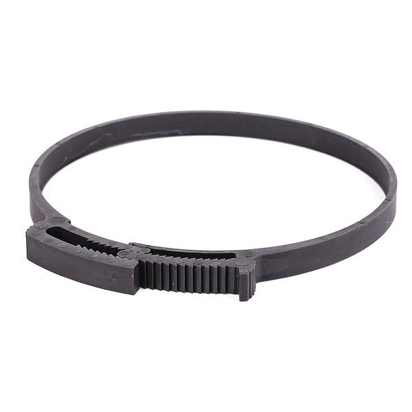 Hose Clamp, Black, 0.374