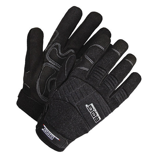 Mechanics Gloves, Black, Padded