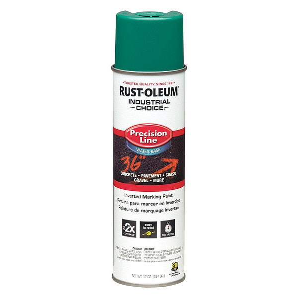 Inverted Marking Paint, 20oz, Safety Green