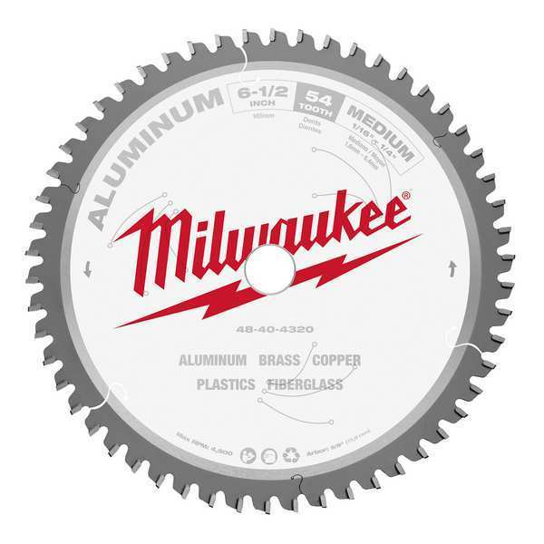 6 1/2 in. 54 Tooth Aluminum Cutting Circular Saw Blade (5/8 in. Arbor)
