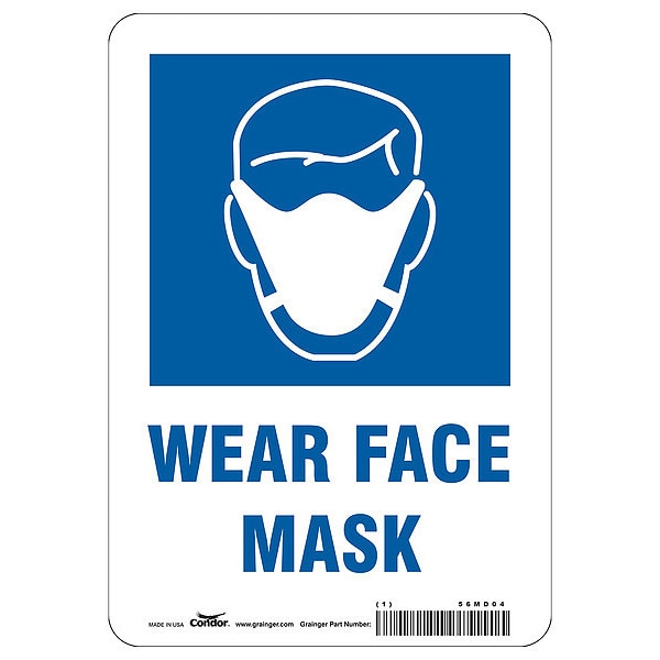 Wear Face Mask Sign, 7