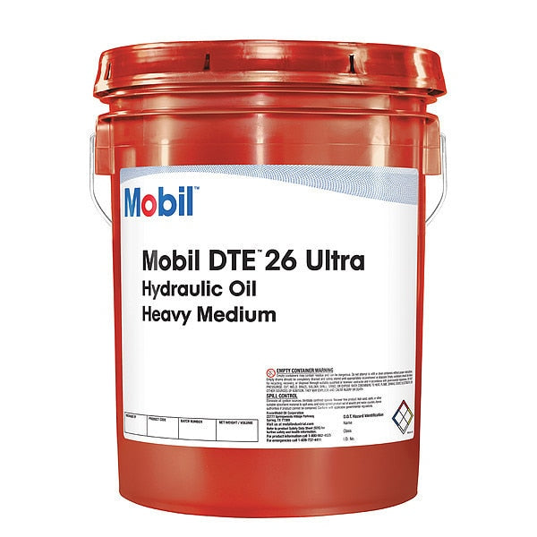 Hydraulic Oil, Pail, 5 gal, DTE 20, ISO Grade 68
