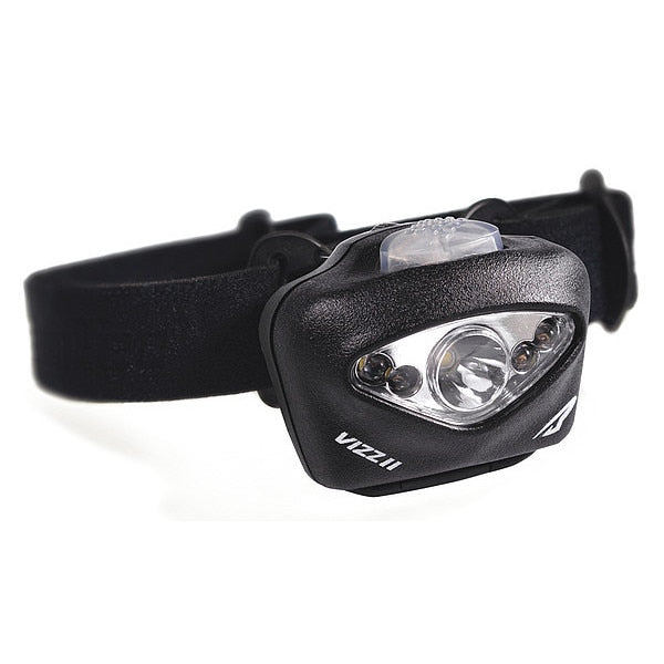 Tactical Headlamp, Plastic, Black, 200lm