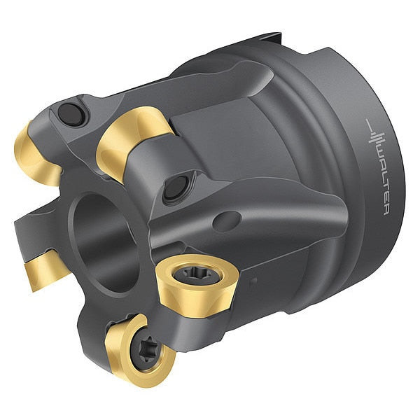 Indexable Face Mill, 5 Inserts, 0.236 in Cut Depth