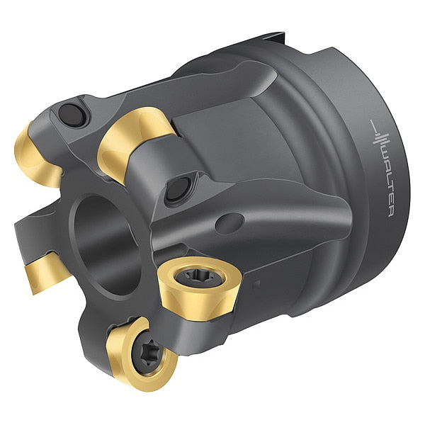 Indexable Face Mill, 5 Inserts, 0.236 in Cut Depth