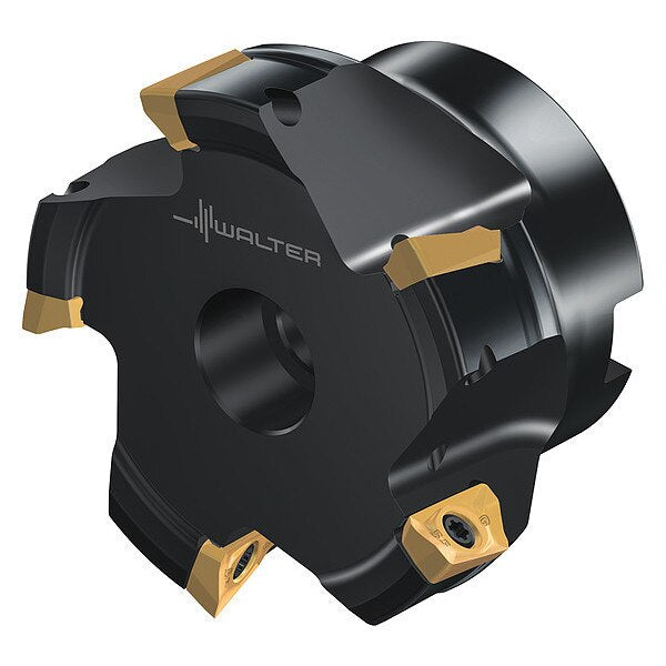 Indexable Face Mill, 5 Inserts, 0.591 in Cut Depth