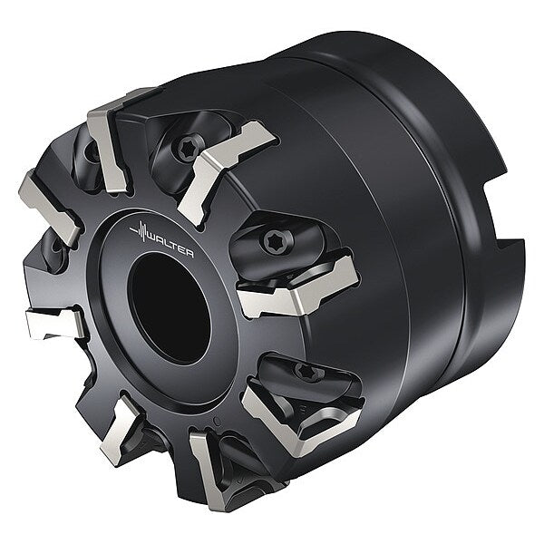 Indexable Face Mill, 20 Inserts, 0.256 in Cut Depth