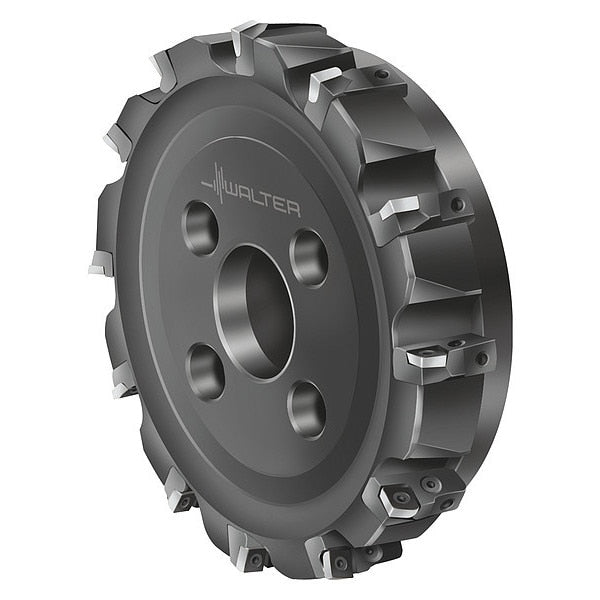 Indexable Face Mill, 14 Inserts, 0.157 in Cut Depth