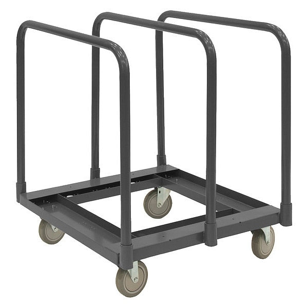 Truck, Gray, Wood End Rail, w/ Dividers