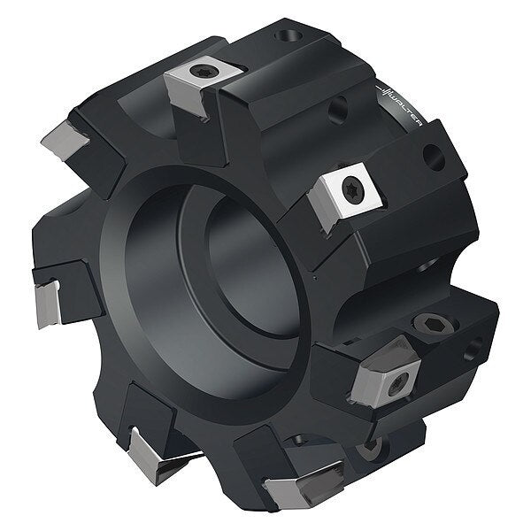 Indexable Face Mill, 7 Inserts, 0.472 in Cut Depth