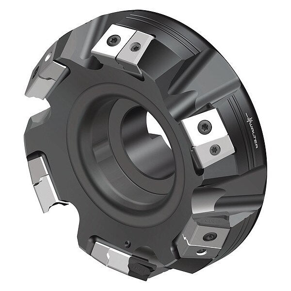 Indexable Face Mill, 6 Inserts, 0.63 in Cut Depth
