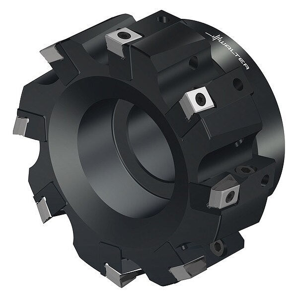 Indexable Face Mill, 8 Inserts, 0.472 in Cut Depth