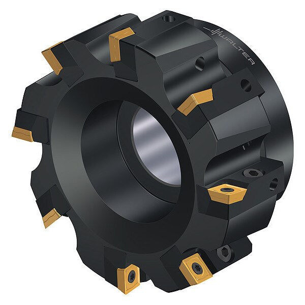 Indexable Face Mill, 8 Inserts, 0.457 in Cut Depth