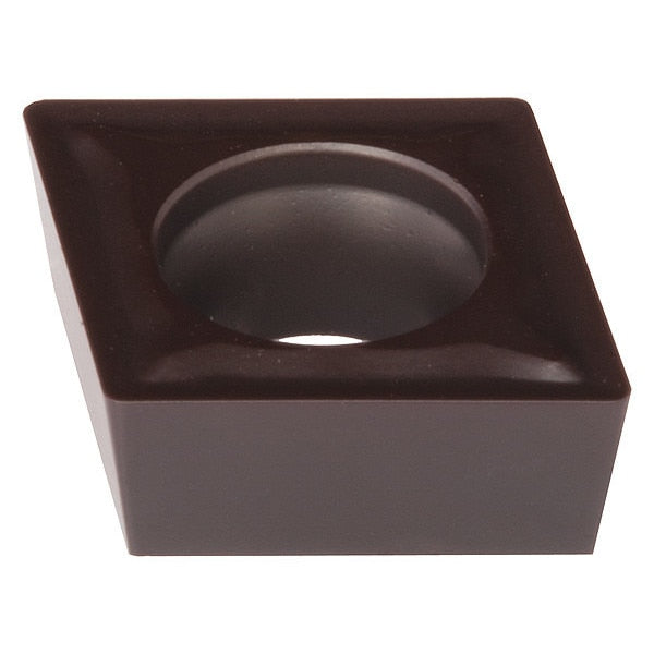 Diamond Turning Insert, Diamond, 3/8 in, CCMT, 80  Degrees, 1/64 in