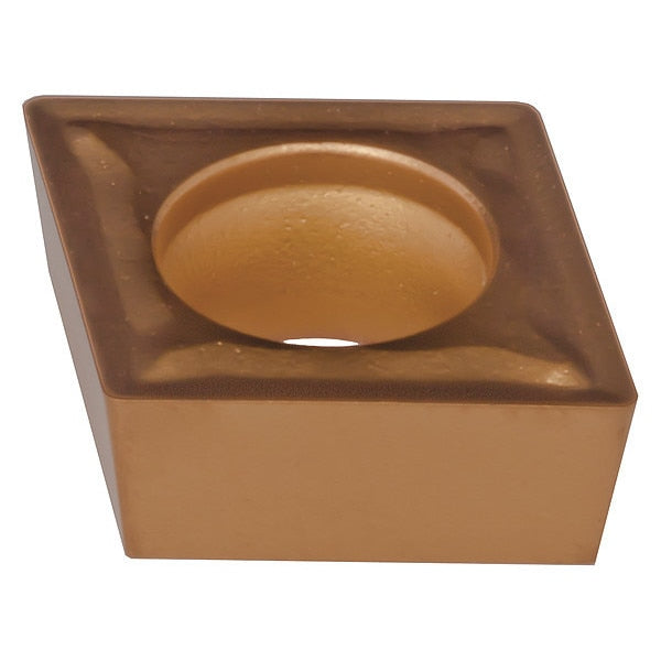 Diamond Turning Insert, Diamond, 3/8 in, CCMT, 80  Degrees, 1/32 in