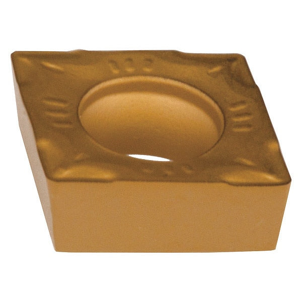 Diamond Turning Insert, Diamond, 3/8 in, CCMT, 80  Degrees, 1/32 in