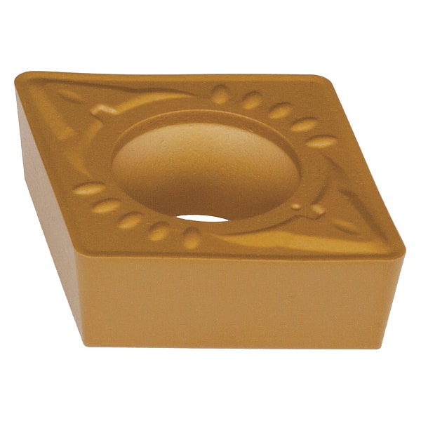 Diamond Turning Insert, Diamond, 1/4 in, CCMT, 80  Degrees, 0.0080 in