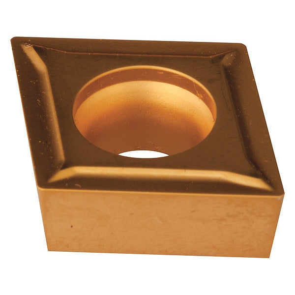 Diamond Turning Insert, Diamond, 3/8 in, CCGT, 80  Degrees, 0.0080 in