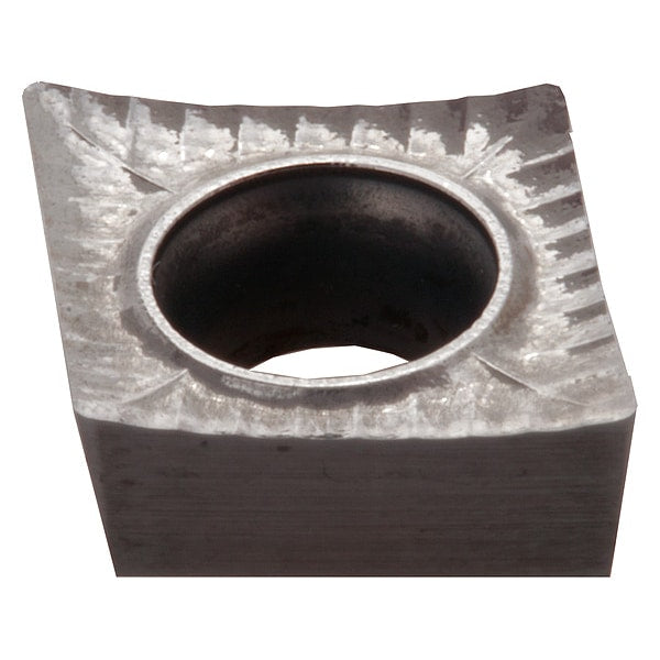 Diamond Turning Insert, Diamond, 1/4 in, CCGT, 80  Degrees, 1/64 in