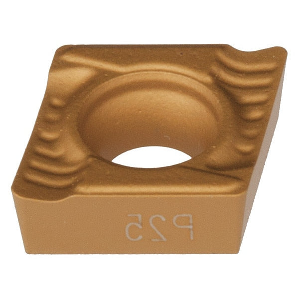 Diamond Turning Insert, Diamond, 1/4 in, CCGT, 80  Degrees, 1/32 in