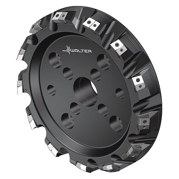 Indexable Face Mill, 13 Inserts, 0.63 in Cut Depth