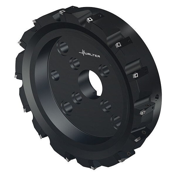 Indexable Face Mill, 14 Inserts, 0.315 in Cut Depth