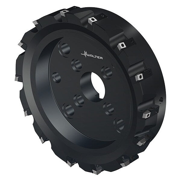 Indexable Face Mill, 14 Inserts, 0.472 in Cut Depth