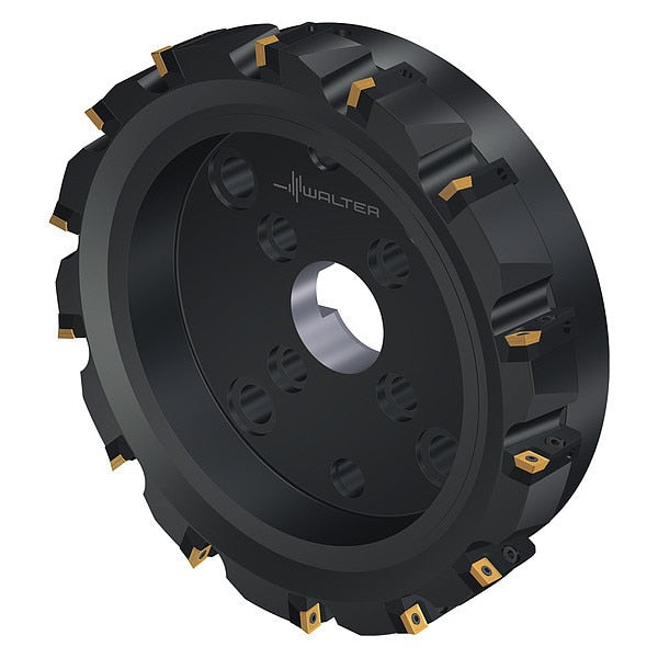 Indexable Face Mill, 14 Inserts, 0.457 in Cut Depth
