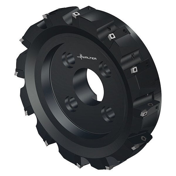 Indexable Face Mill, 12 Inserts, 0.315 in Cut Depth