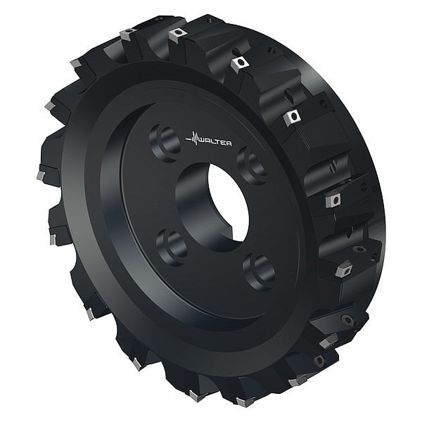 Indexable Face Mill, 16 Inserts, 0.315 in Cut Depth