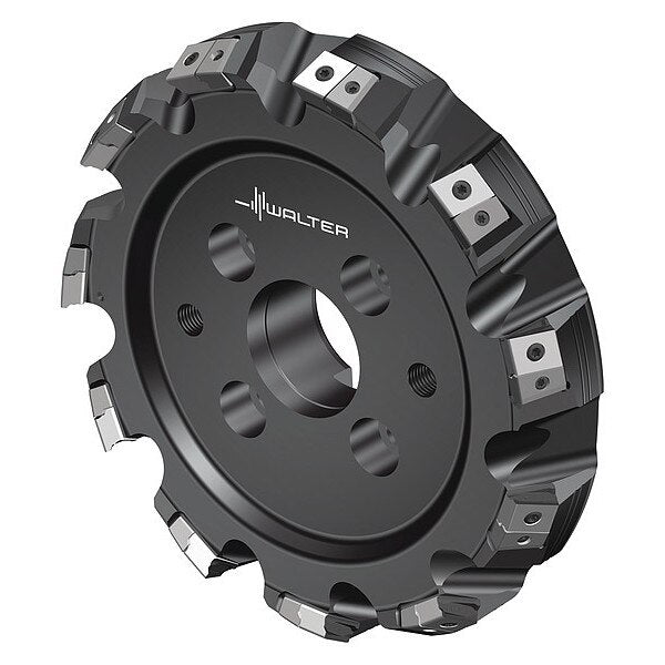 Indexable Face Mill, 11 Inserts, 0.63 in Cut Depth